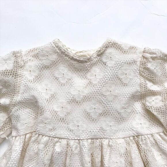 Vintage Cinderella Frock floral lace maxi dress GUC 2T - Picture 2 of 9